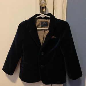 *Make an Offer* Zara Baby Boy Velvet Blazer - 2/3T